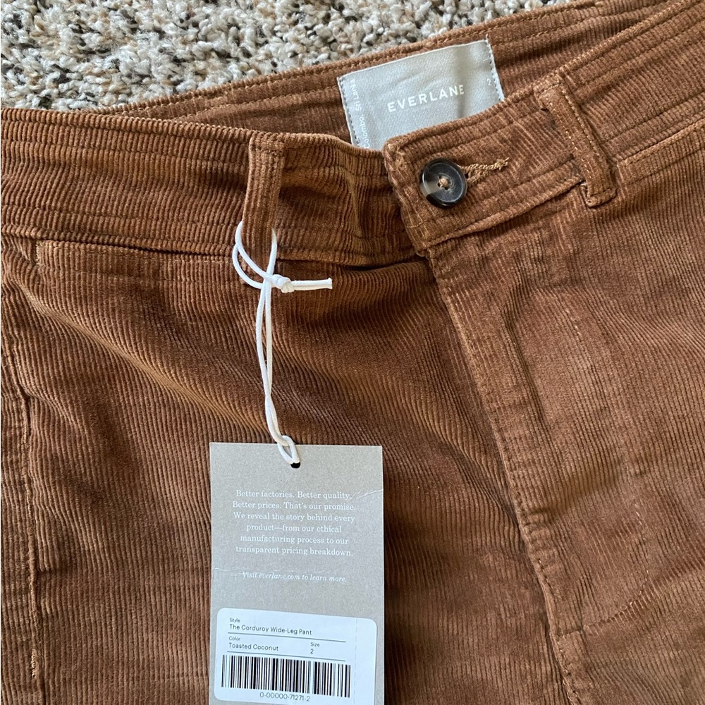 Everlane Corduroy Wide Leg Pant